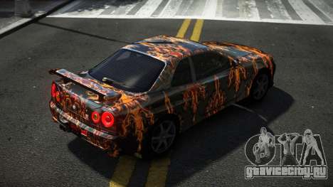 Nissan Skyline R34 Tufusa S9 для GTA 4