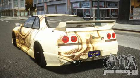 Nissan Skyline R33 Nebung S2 для GTA 4