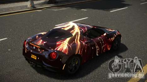 Alfa Romeo 4C Niroku S8 для GTA 4