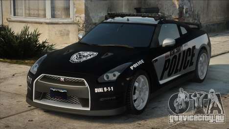 2012 Nissan GT-R R35 Black Edition Police для GTA San Andreas