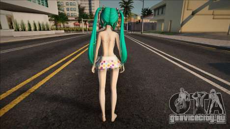 Hatsune Miku Polka Dot Bikini v2 для GTA San Andreas