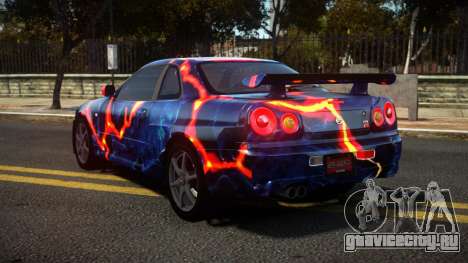 Nissan Skyline R34 Niohashi S10 для GTA 4