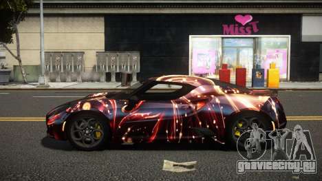 Alfa Romeo 4C Niroku S8 для GTA 4