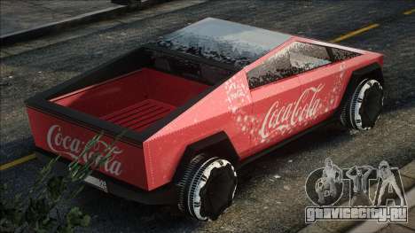 Tesla Cybertruck Coca-Cola для GTA San Andreas