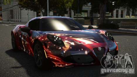 Alfa Romeo 4C Niroku S8 для GTA 4