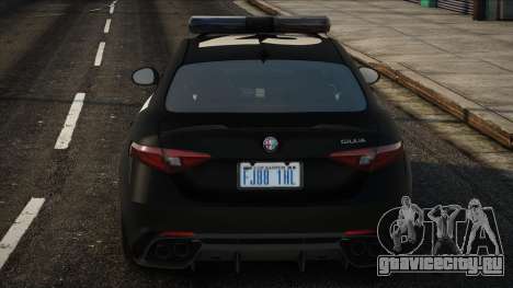 2017 Alfa Romeo Giulia Quadrifoglio - American P для GTA San Andreas