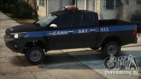 Toyota Hilux - Police для GTA San Andreas