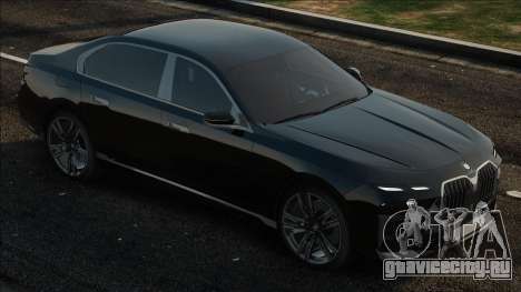 BMW 7 G70 Black для GTA San Andreas