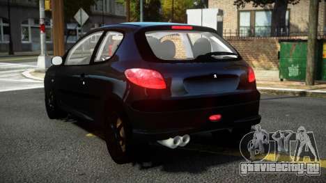 Peugeot 206 Fukav для GTA 4