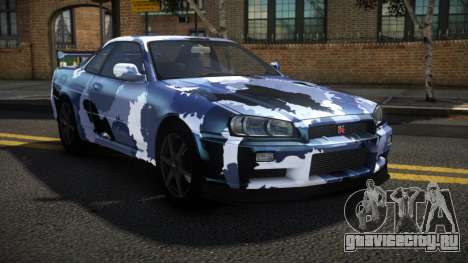 Nissan Skyline R34 Niohashi S4 для GTA 4