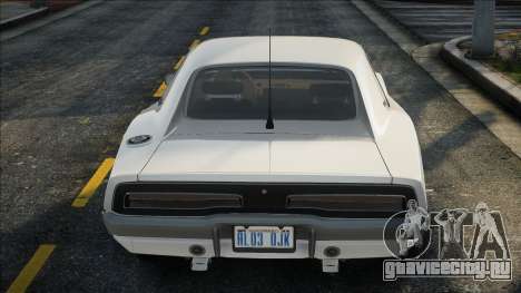 Dodge Charger RT White для GTA San Andreas