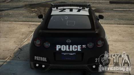 2012 Nissan GT-R R35 Black Edition Police для GTA San Andreas