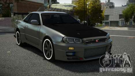 Nissan Skyline R34 Fasbo для GTA 4