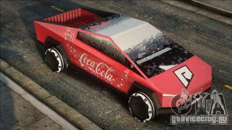 Tesla Cybertruck Coca-Cola для GTA San Andreas