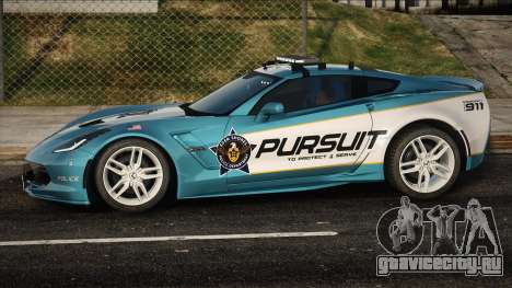 2017 Chevrolet Corvette Grand Sport [Police] для GTA San Andreas