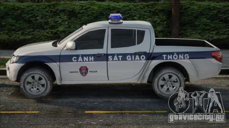 Mitsubishi L200 - Vietnam Traffic Police Pickup для GTA San Andreas