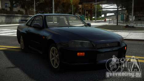 Nissan Skyline R34 Brahmo для GTA 4