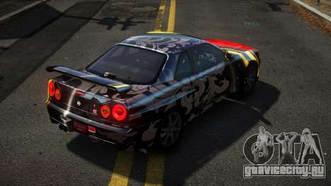 Nissan Skyline R34 Niohashi S12 для GTA 4