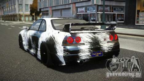 Nissan Skyline R33 Nebung S1 для GTA 4