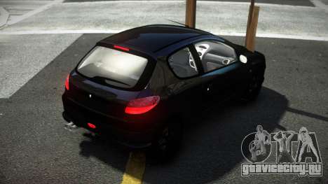 Peugeot 206 Fukav для GTA 4