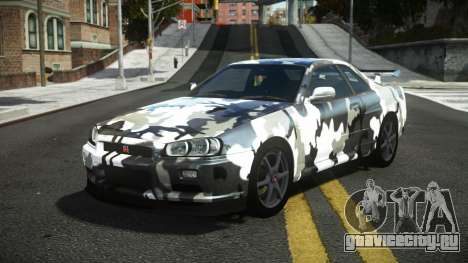 Nissan Skyline R34 Tufusa S12 для GTA 4