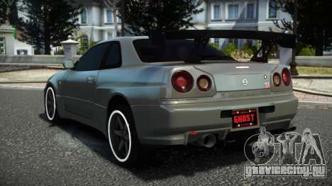 Nissan Skyline R34 Fasbo для GTA 4