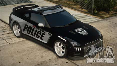 2012 Nissan GT-R R35 Black Edition Police для GTA San Andreas