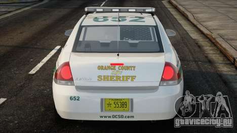 OCSO 2012 Chevrolet Impala для GTA San Andreas