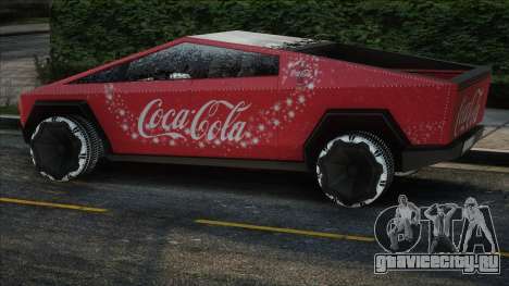 Tesla Cybertruck Coca-Cola для GTA San Andreas