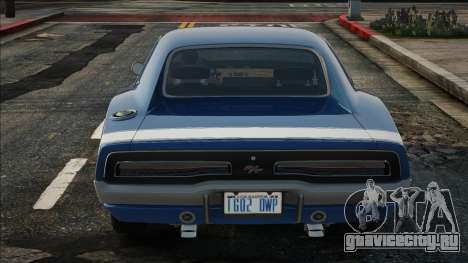 Dodge Charger RT 1970 Blue для GTA San Andreas