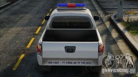 Mitsubishi L200 - Vietnam Traffic Police Pickup для GTA San Andreas