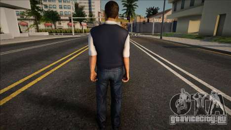 Молодой парень в жилетке и джинсах для GTA San Andreas