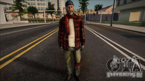 HD скин бомжа для GTA San Andreas