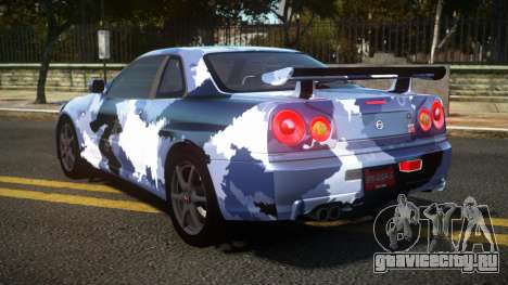 Nissan Skyline R34 Niohashi S4 для GTA 4