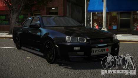 Nissan Skyline R34 Ledrom для GTA 4