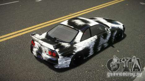 Nissan Skyline R33 Nebung S1 для GTA 4