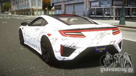 Acura NSX Niyoh S8 для GTA 4