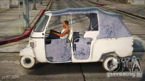 Tuktuk Piaggio Ape Calessino Taxi для GTA San Andreas