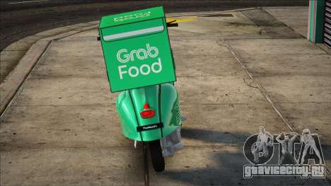 Vespa GrabFood Style для GTA San Andreas