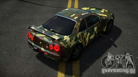 Nissan Skyline R34 Tufusa S7 для GTA 4