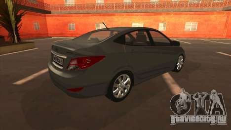 Hyundai Solaris (2011) для GTA San Andreas