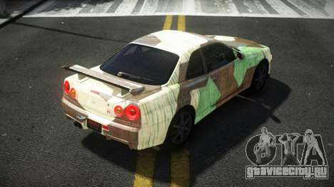 Nissan Skyline R34 Tufusa S14 для GTA 4