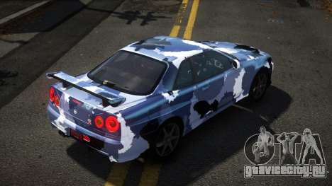 Nissan Skyline R34 Niohashi S4 для GTA 4