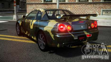 Nissan Skyline R34 Tufusa S7 для GTA 4