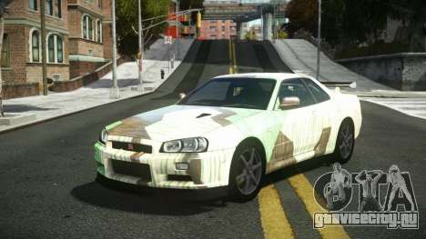 Nissan Skyline R34 Tufusa S14 для GTA 4