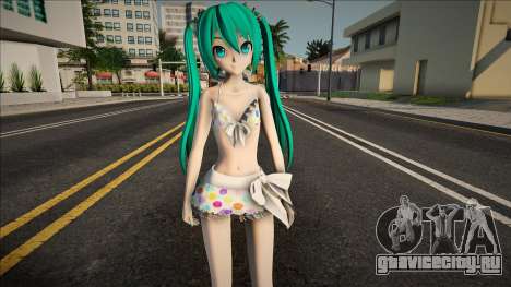 Hatsune Miku Polka Dot Bikini v1 для GTA San Andreas