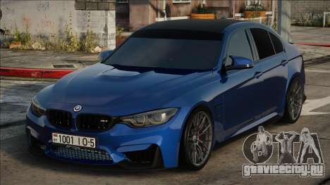 BMW M3 F80 Blue для GTA San Andreas