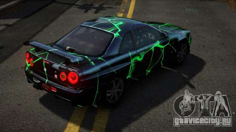 Nissan Skyline R34 Niohashi S11 для GTA 4