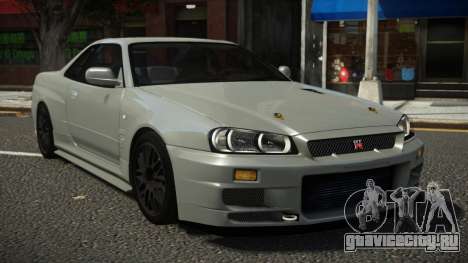 Nissan Skyline R34 Avunezro для GTA 4