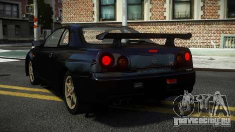 Nissan Skyline R34 Brahmo для GTA 4